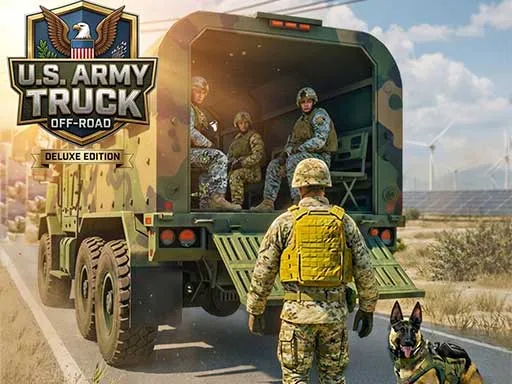 US Army Truck Driving gameplay preview