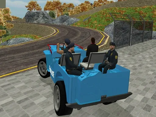 Vehicle Transport Police Simulator gameplay preview