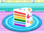 Vincy Cooking Rainbow Birthday Cake gameplay preview