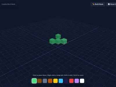 Voxel Builder 3D: Creative Sandbox