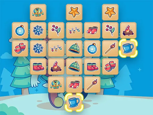 Winter Mahjong gameplay preview