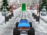 Winter Monster Truck gameplay preview