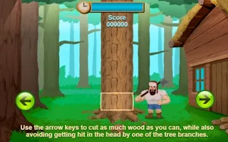 Wood Chopping Game gameplay preview