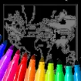 World Map Coloring For Kids