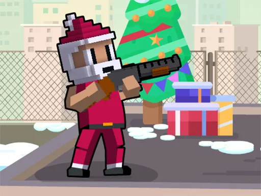 Xmas Rooftop Battles gameplay preview