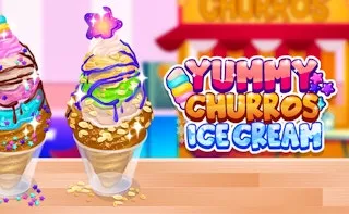 Yummy Churros Ice Cream gameplay preview
