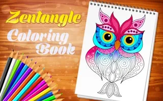Zentangle Coloring Book gameplay preview