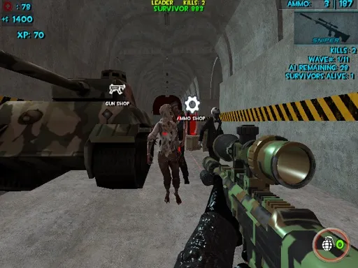 Zombie Apocalypse Bunker Survival Z gameplay preview