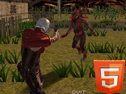 Zombie Apocalypse Zombie Z HTML5 gameplay preview