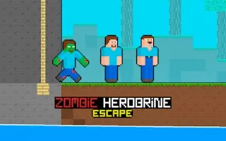 Zombie Herobrine Escape gameplay preview